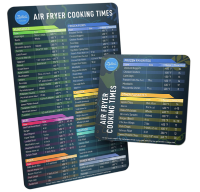 Air Fryer Magnetic Cheat Sheet